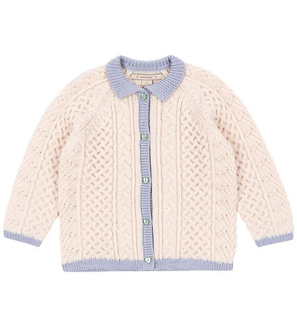 Konges Sløjd Cardigan - Emma - Ull - Prjónað - Off White