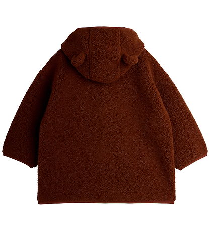 Mini Rodini Fleecejacka - Bear - Brun