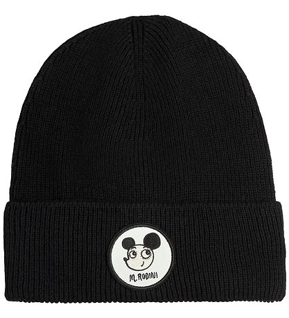 Mini Rodini Beanie - Knitted - Black
