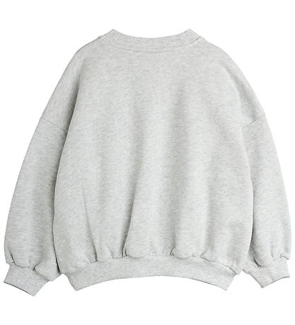 Mini Rodini Sweatshirt - Bear Chenille - Gråmelerad