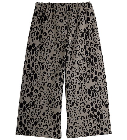 Mini Rodini Byxor - Leopard - Grå