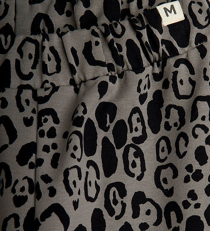 Mini Rodini Byxor - Leopard - Grå