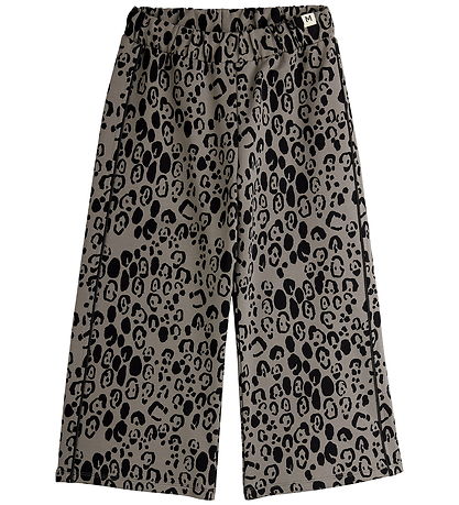 Mini Rodini Byxor - Leopard - Grå
