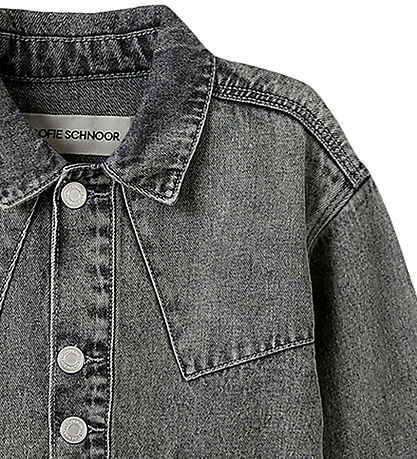 Sofie Schnoor Denim Jacket - Amayasy - Stone Grey