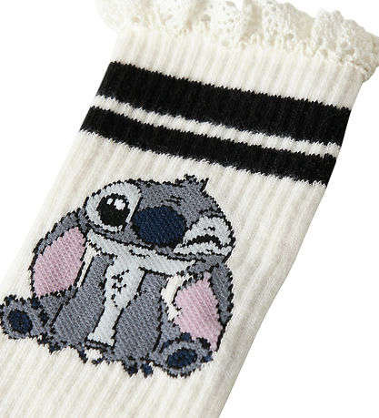 Name It Socks - NkfAkini - Cloud Dancer/Black