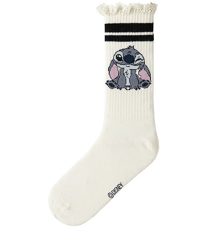 Name It Socks - NkfAkini - Cloud Dancer/Black