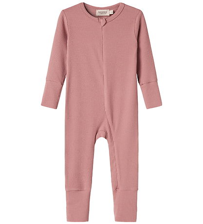 MarMar Jumpsuit - Rib - Rompy Zip - Rose Parfait