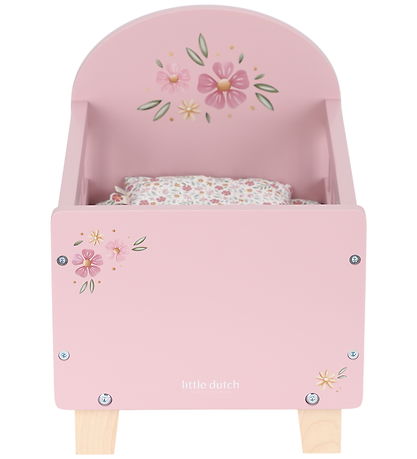 Lit de Poupée Little Dutch - Bois - Rose