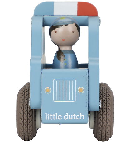 Little Dutch Polisbil m. Träfigur