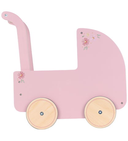 Little Dutch Dockvagn - Trä - Rosa