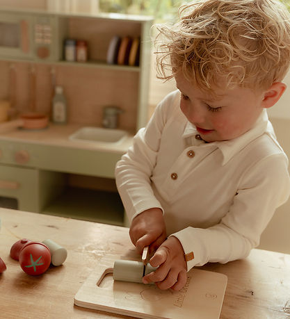 Little Dutch Wooden Toy - Cutting Board w. Vegetables