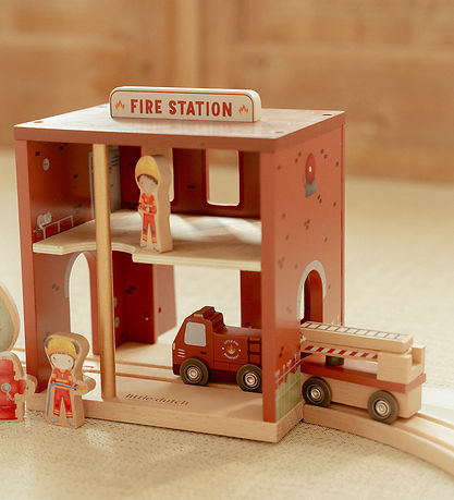 Little Dutch Brandstation - Trä