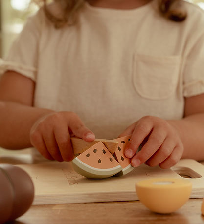 Little Dutch Wooden Toy - Cutting Board w. Fruit