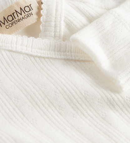 MarMar Wrap samfella l/e - Rib - Belita - Mildur White