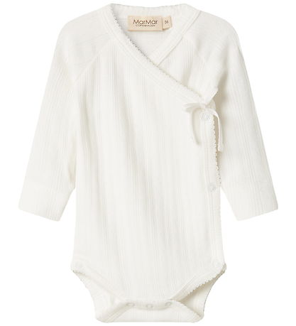 MarMar Wrap samfella l/e - Rib - Belita - Mildur White