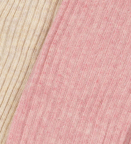 Konges Sløjd Strumpfhosen - 2er-Pack - Rib - Rose Mix