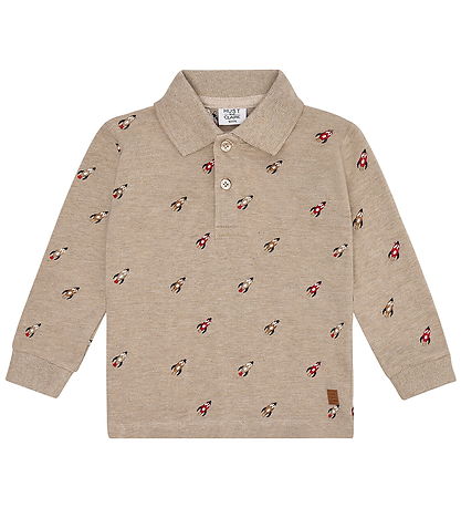 Hust and Claire Polo shirt - Stevie - Biscuit