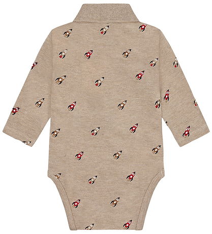 Hust and Claire Bodysuit l/s - Bendy - Biscuit