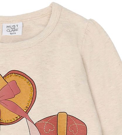 Hust and Claire Blouse - Alma - Wheat Melange