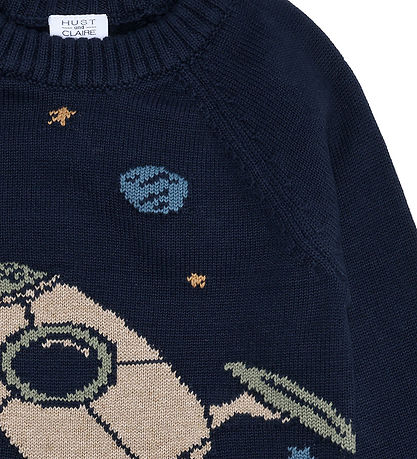 Hust and Claire Blouse - Knitted - Pelle - More Navy