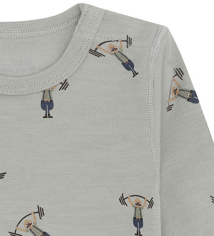 Hust and Claire Bodysuit l/s - Baloo - Strong Man - Forest Fog