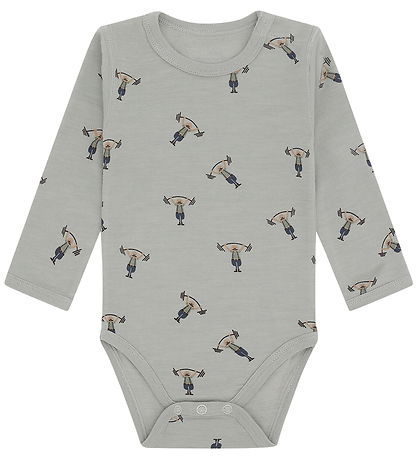 Hust and Claire Bodysuit l/s - Baloo - Strong Man - Forest Fog