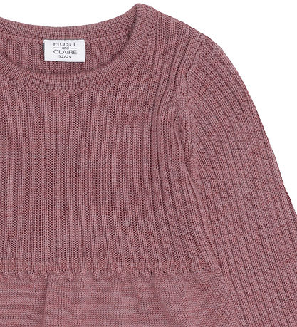Hust and Claire Dress - Wool - Knitted - Duri - Pale Mauve