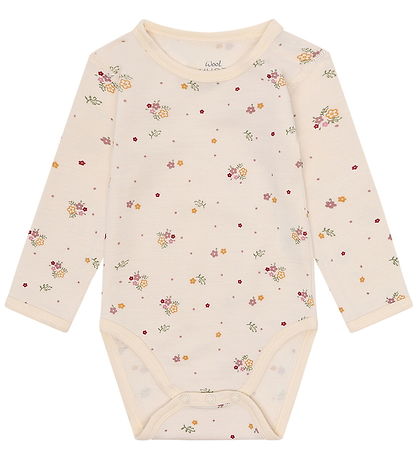 Hust and Claire Bodysuit l/s - HCBo Flora - Off White