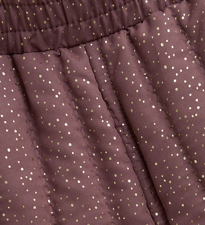 En Fant Thermo Set w. Ruffles/Glitter - Rose Taupe