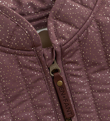 En Fant Thermo Set w. Ruffles/Glitter - Rose Taupe