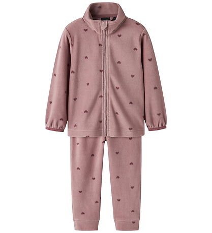 Name It Fleece Suite - NmnSpektra - Woodrose