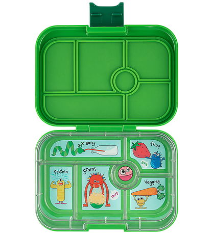 Yumbox Matlåda m. 6 Rum - Bento Original - Jurassic Green