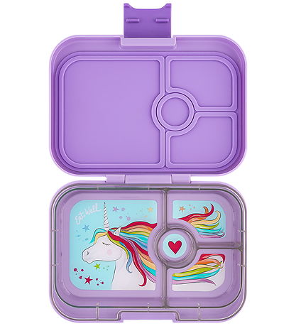 Yumbox Lunchbox w. 4 Rum - Bento Panino - Lavender Purple