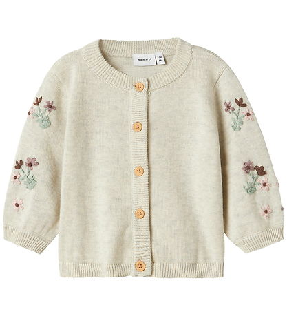 Name It Cardigan - Knitted - NbfNussy - Peyote Melange