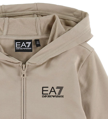 EA7 Sweat Set - Beige/Black