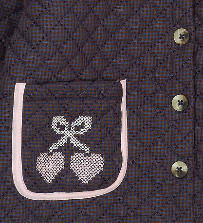 Copenhagen Colors Jacket - Quilted - Brown/Blue Check