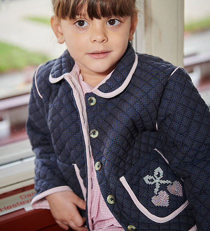 Copenhagen Colors Jacket - Quilted - Brown/Blue Check
