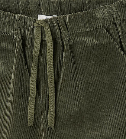 Copenhagen Colors Corduroy Trousers - Dark Green
