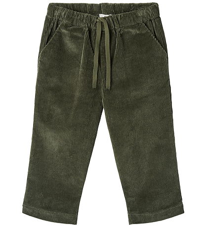 Copenhagen Colors Corduroy Trousers - Dark Green