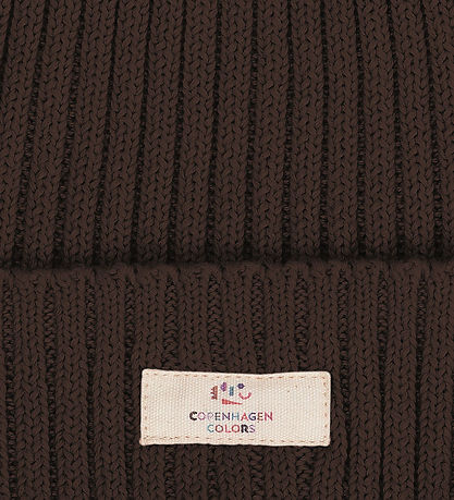 Copenhagen Colors Beanie - Knitted - Dark Brown