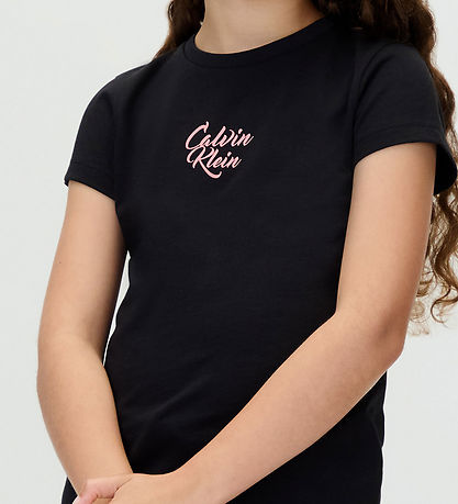Calvin Klein T-shirt - Script Logo - CK Black