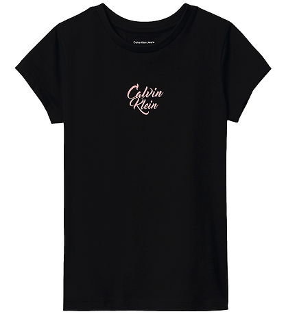Calvin Klein T-shirt - Script Logo - CK Black