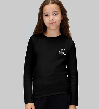 Calvin Klein Blouse - Chest Monologue - Ck Black