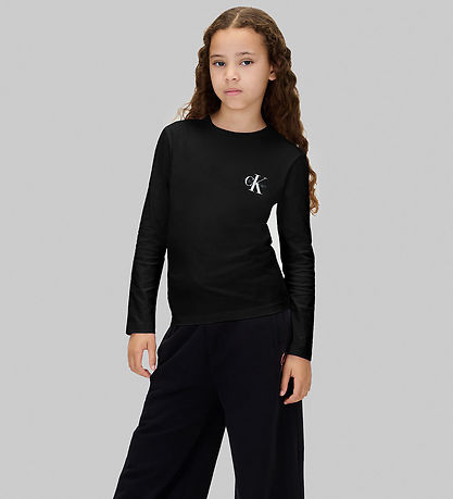 Calvin Klein Blouse - Chest Monologue - Ck Black