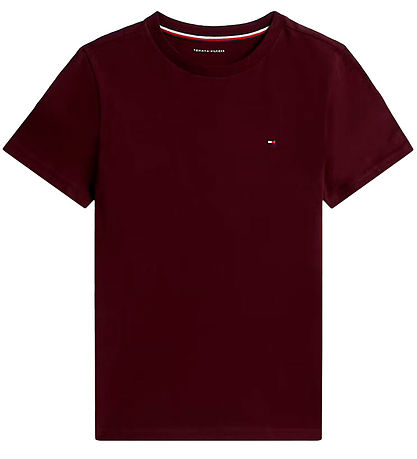 Tommy Hilfiger T-shirt - 2-Pack - Deep Rouge/Brisk Blue