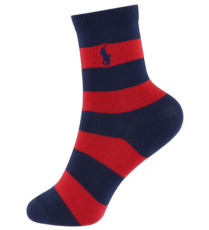Polo Ralph Lauren Socken - 3er-Pack - Weiß/Navy/Rot