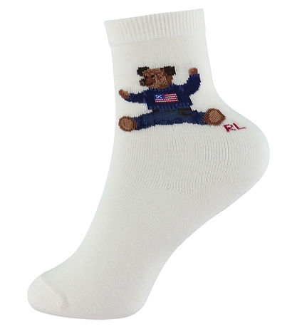Polo Ralph Lauren Strumpor - 3-pack - Vit/Marinblå/Röd