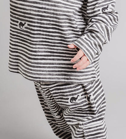 That's Mine Trousers - Rib - Arthur - Mono Dino Stripe
