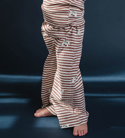 That's Mine Trousers - Rib - Juliane - Love Berry Stripe
