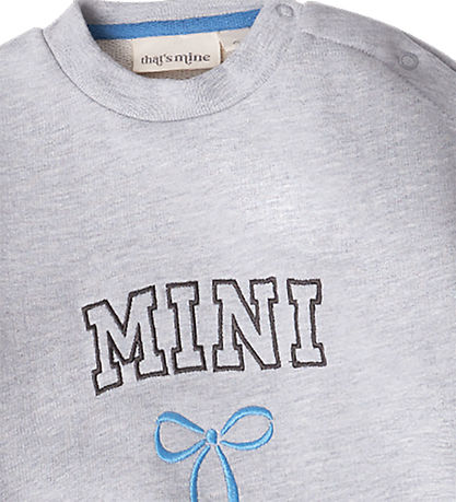 That's Mine Sweatshirt - Alpha - Mini/Blue Bow
